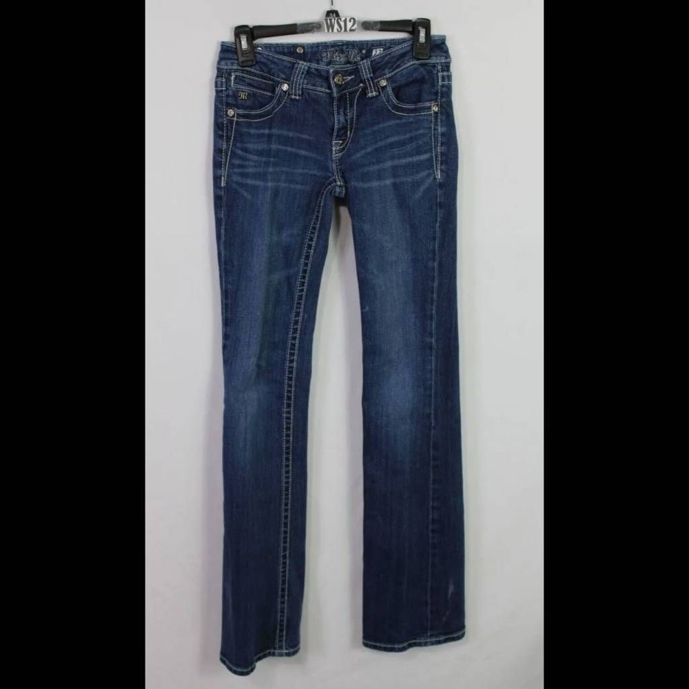 MISS ME Stretch Jeans - Style# Boot JP5074 - Sz. 27 - Inseam: 34".